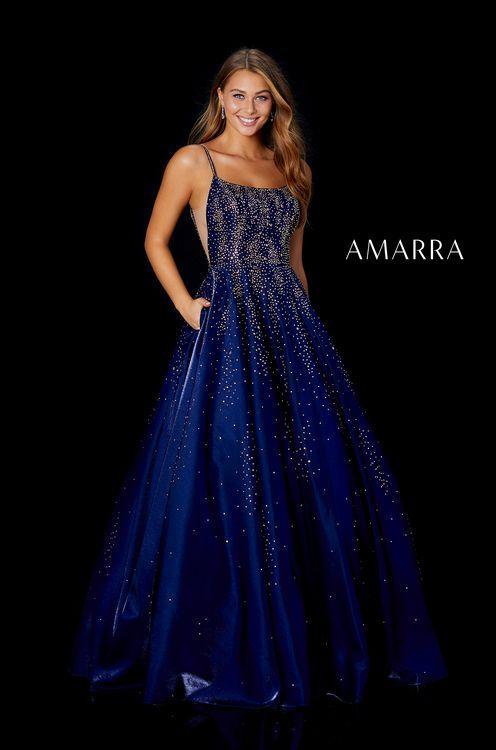 Amarra 87292 shimmer satin ballgown corset size 2 purple - Image 5