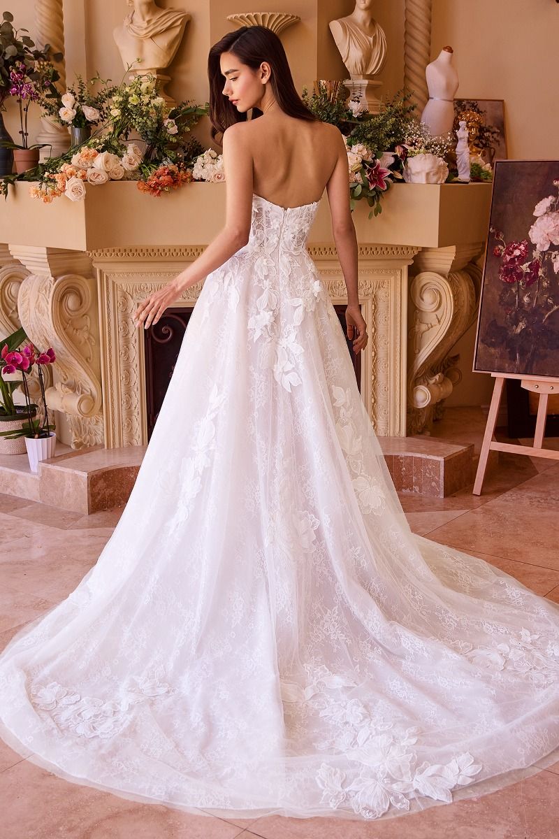 Andrea and Leo Couture WL034 Lace Wedding Dress Ballgown - Image 2