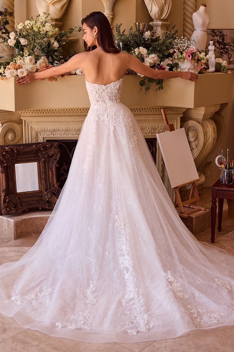 Andrea and Leo Couture WL052 Strapless Wedding Dress Deep Sweetheart Neckline - Image 2