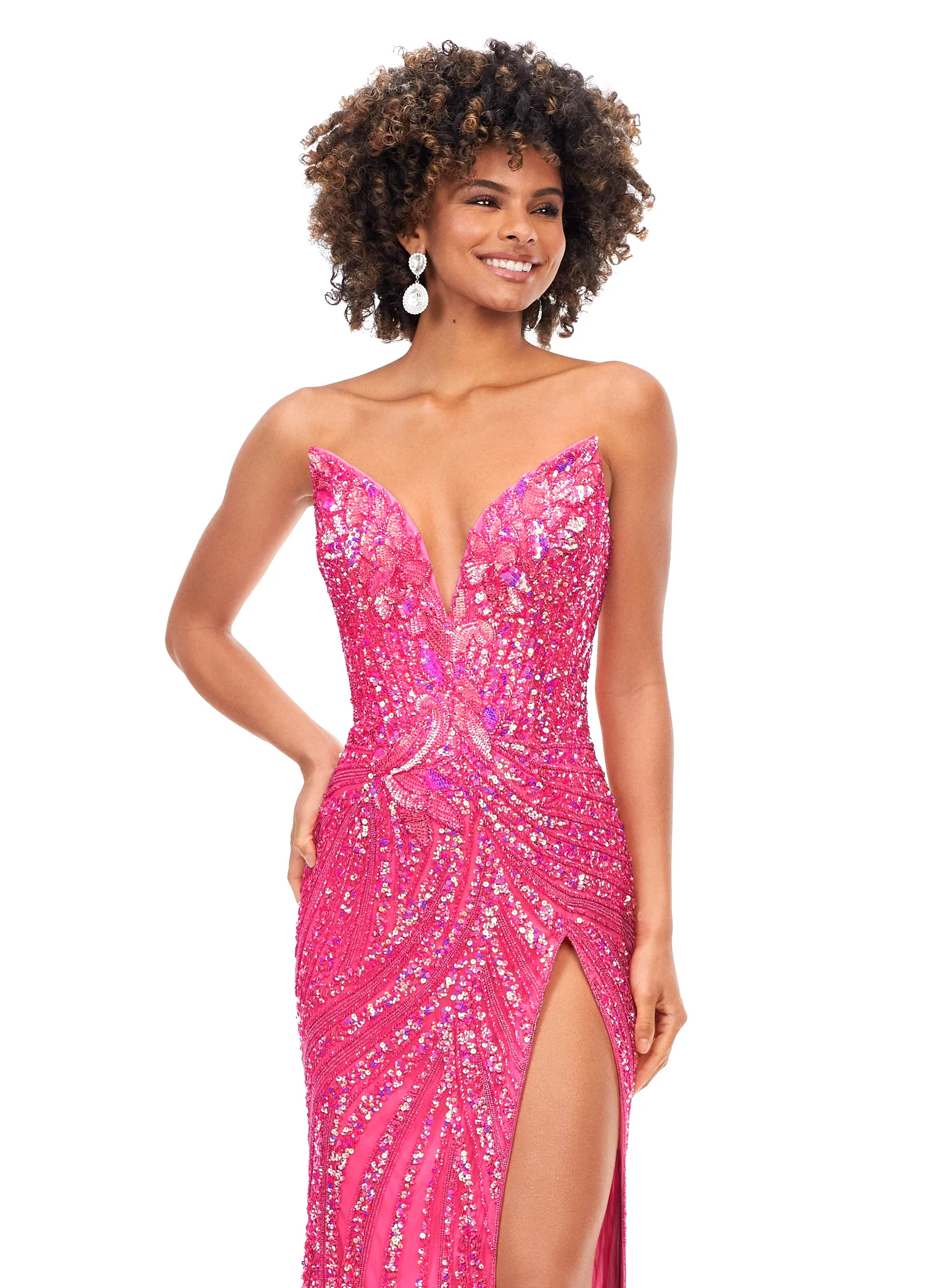 Ashley Lauren 11236 Size 4,8,14,16 Black/Silver Prom Dress - Image 54
