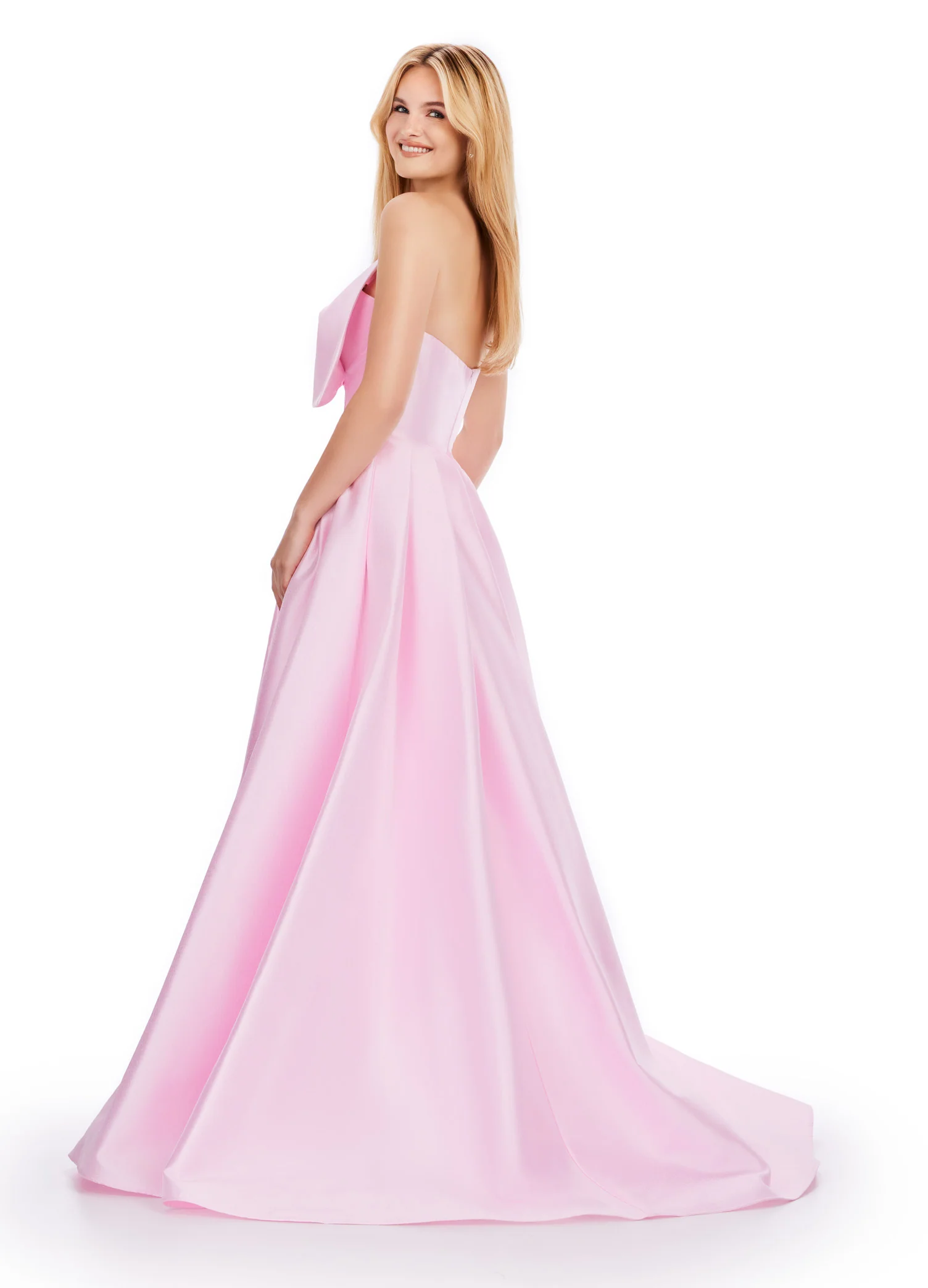 Ashley Lauren 11609 Formal Dress Ballgown Oversized Bow - Image 22