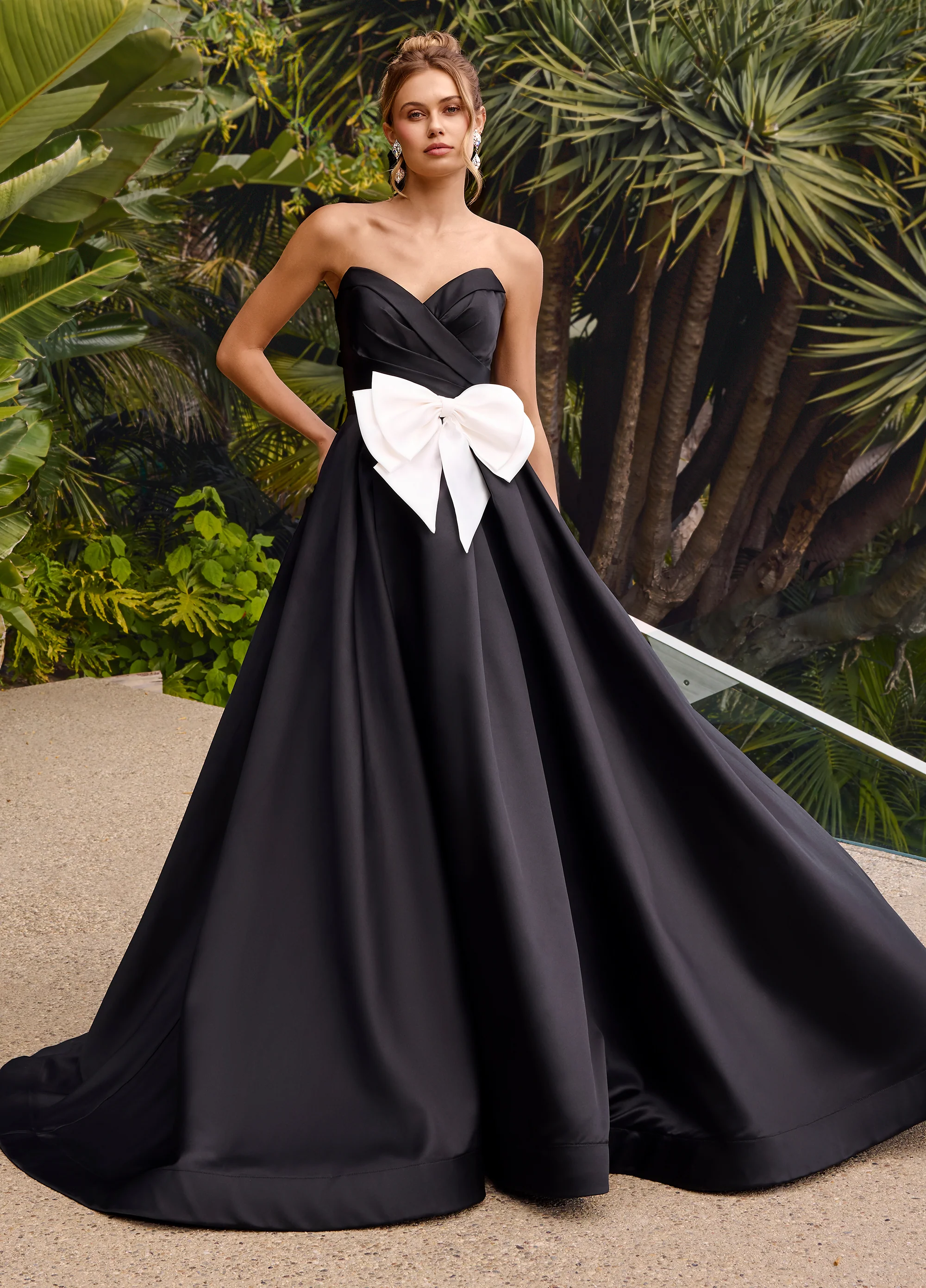 Ashley Lauren 11770 Strapless Ballgown Formal Prom Dress Pageant Mikado Gown A Line - Image 4
