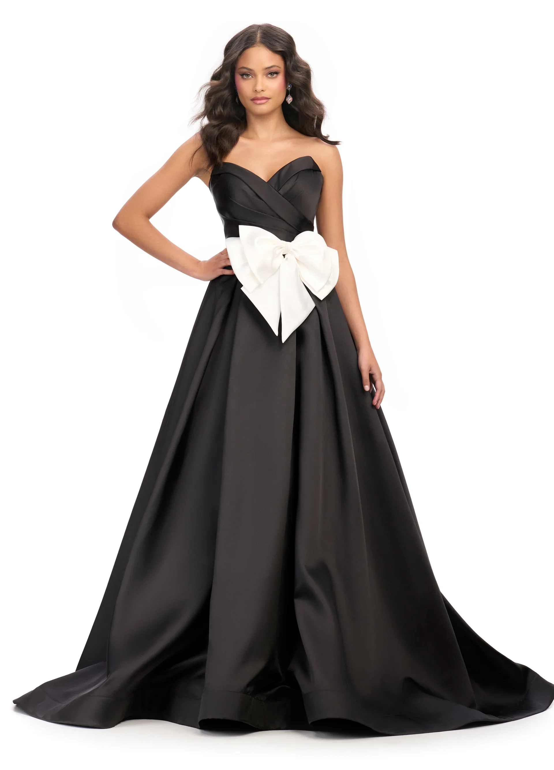 Ashley Lauren 11770 Strapless Ballgown Formal Prom Dress Pageant Mikado Gown A Line - Image 6