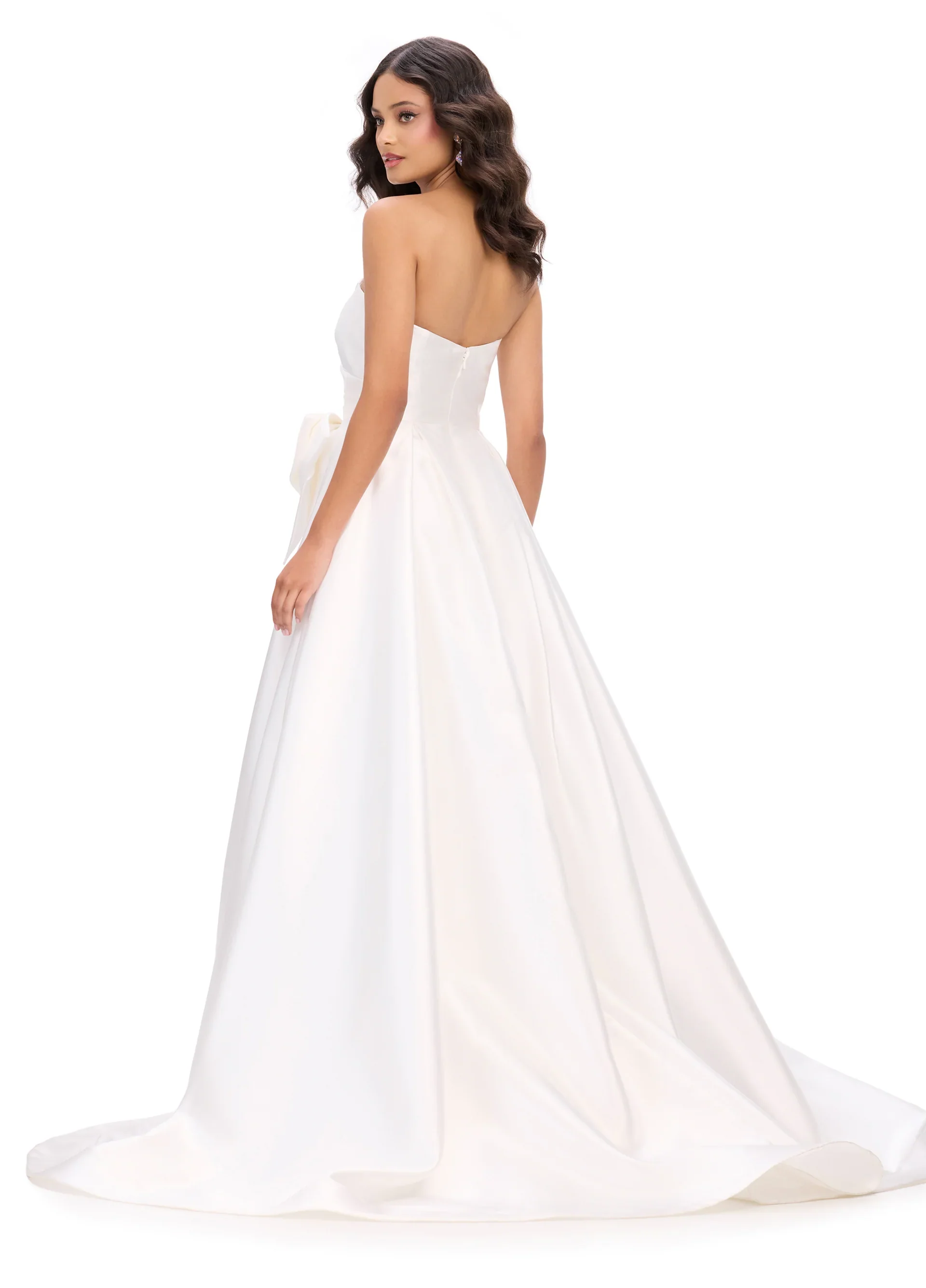 Ashley Lauren 11770 Strapless Ballgown Formal Prom Dress Pageant Mikado Gown A Line - Image 9