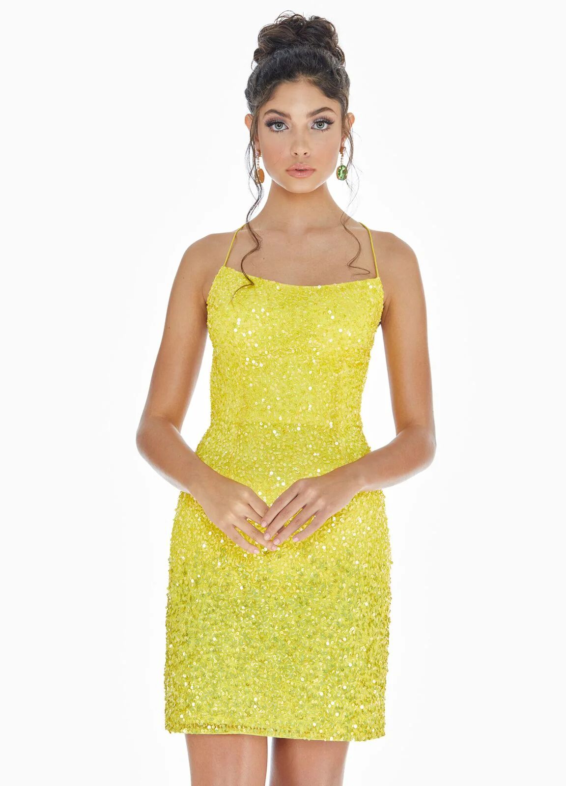 Ashley Lauren 4293 Size 10 Fuchsia Cocktail Dress Sequin Backless Corset Short Homecoming Gown - Image 6