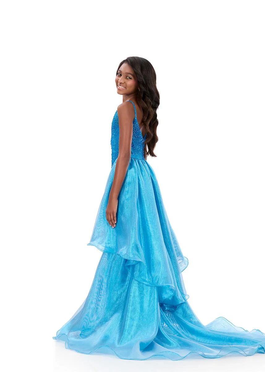 ASHLEYlauren 8361 Girls Fun Fashion Jumpsuit Overskirt - Image 6