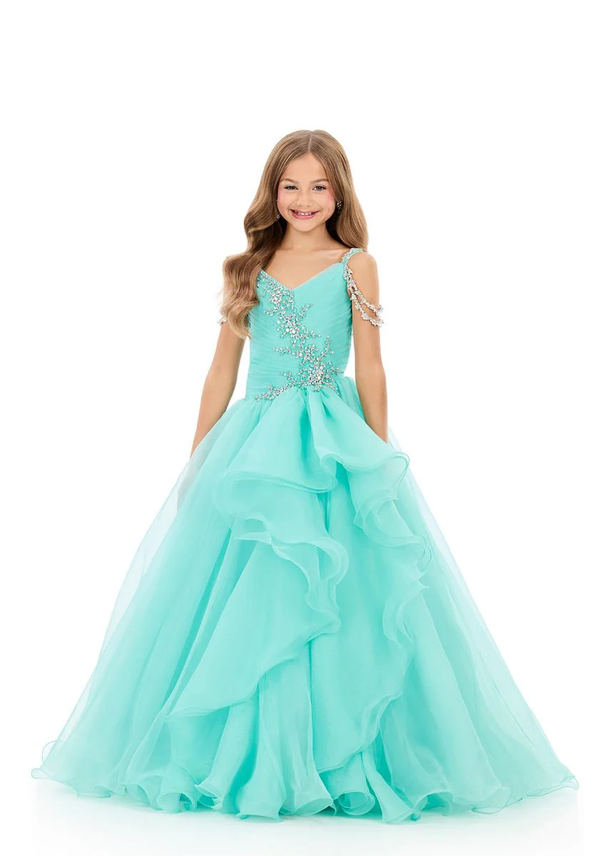 Ashleylauren 8378 Kids Pageant Dress Ballgown - Image 3