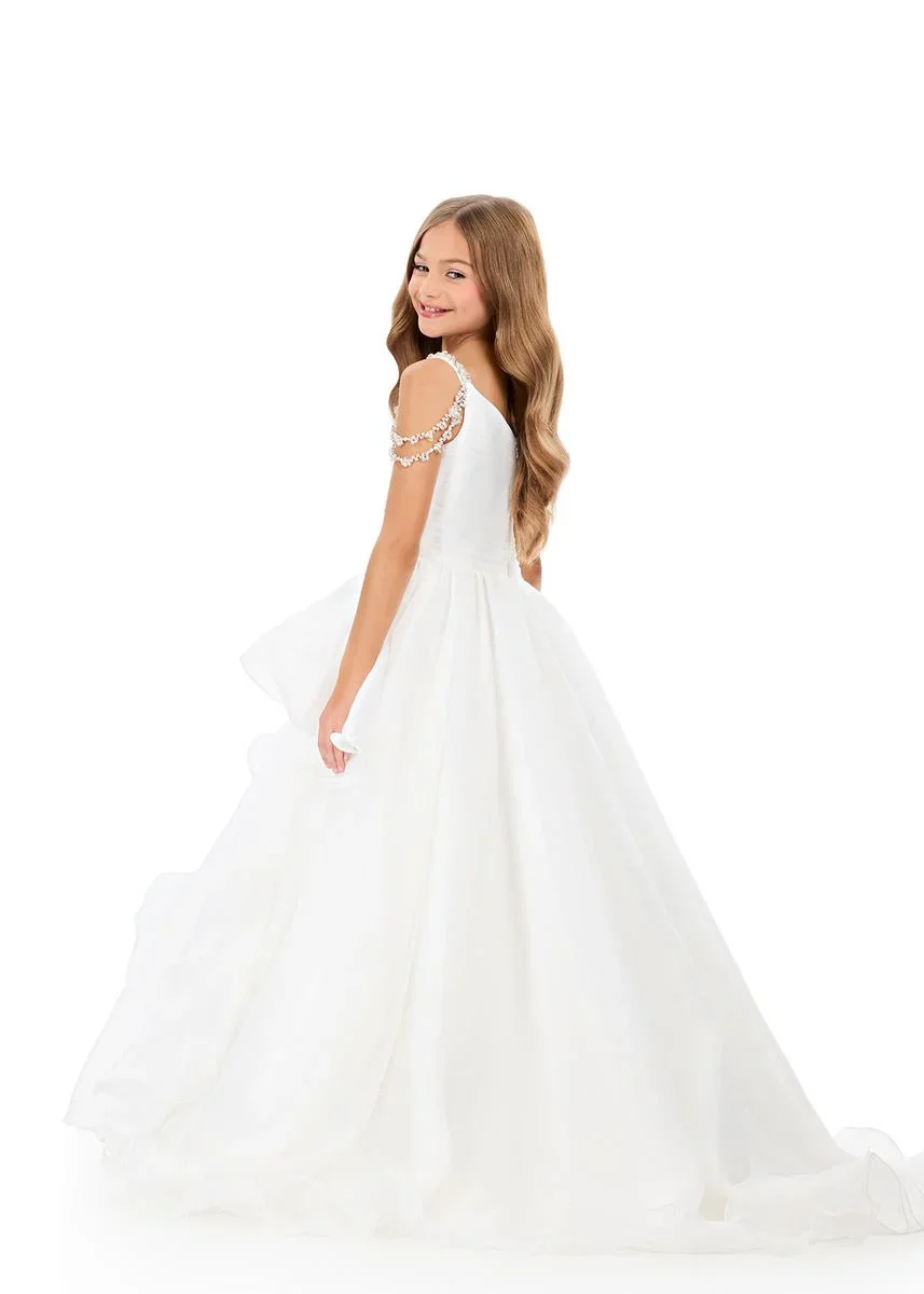 Ashleylauren 8378 Kids Pageant Dress Ballgown - Image 6