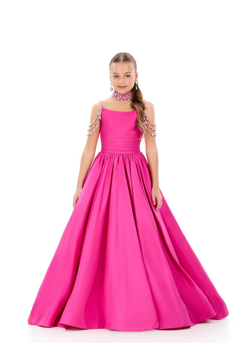 ASHLEYlauren 8385 Girls Pageant Dress
