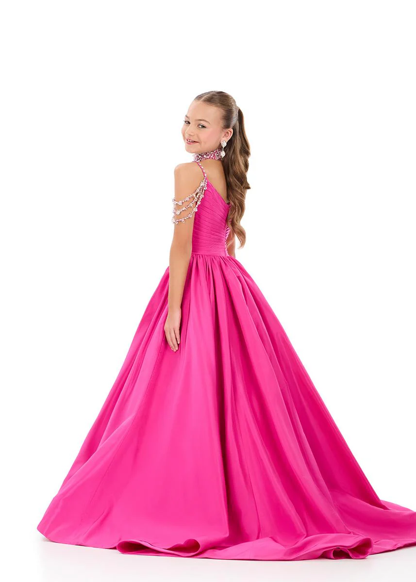 ASHLEYlauren 8385 Girls Pageant Dress - Image 2