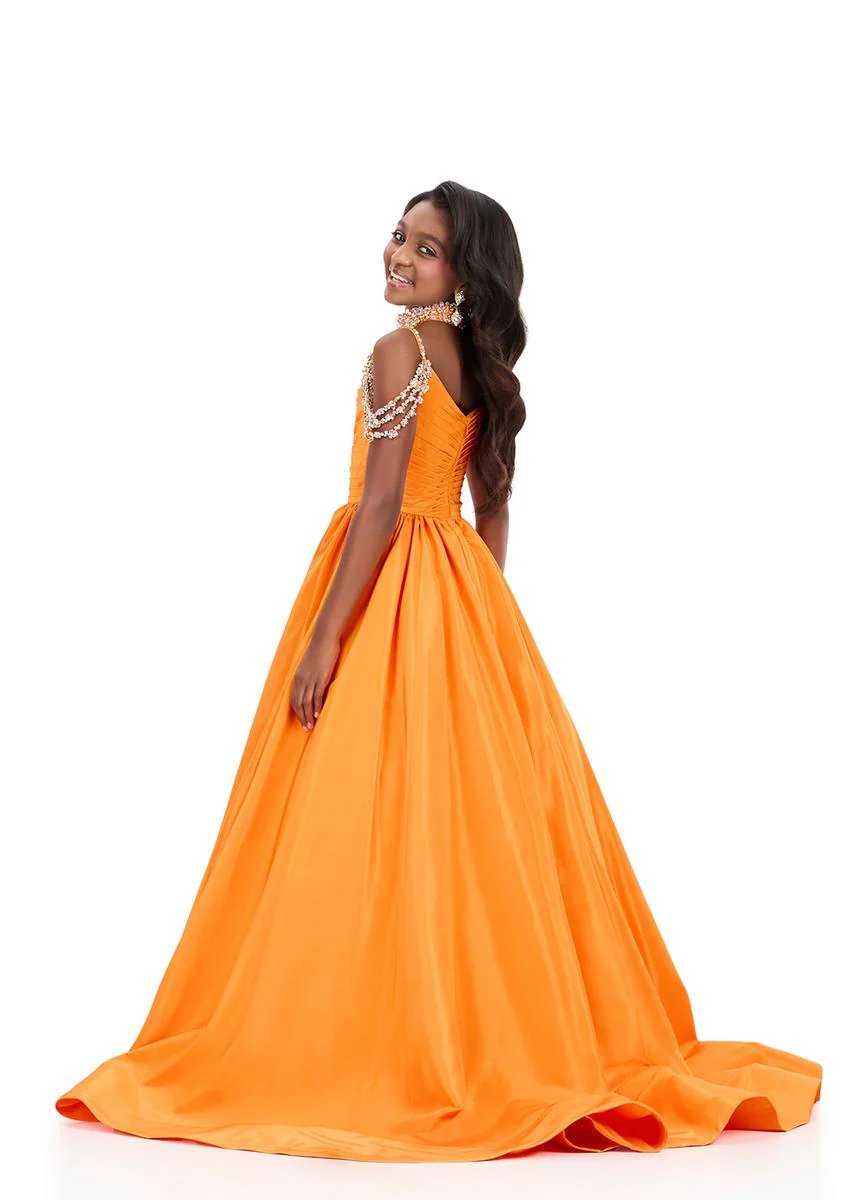 ASHLEYlauren 8385 Girls Pageant Dress - Image 3