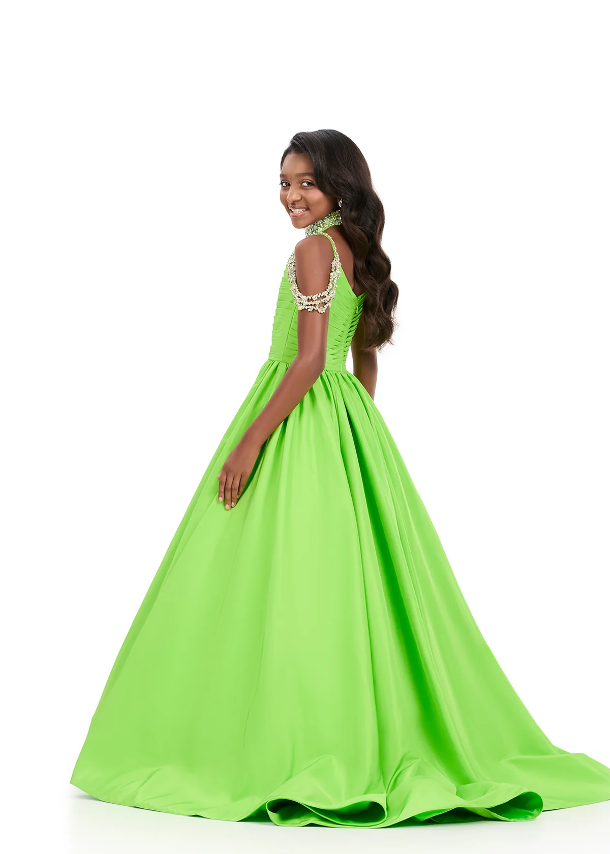 ASHLEYlauren 8385 Girls Pageant Dress - Image 5