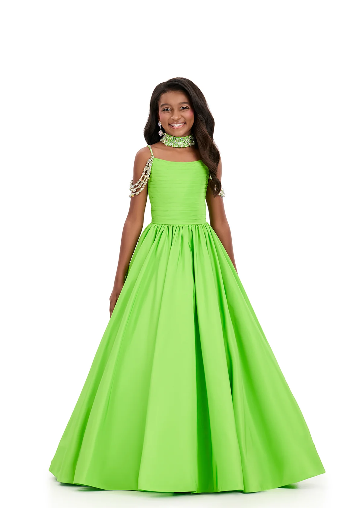 ASHLEYlauren 8385 Girls Pageant Dress - Image 6
