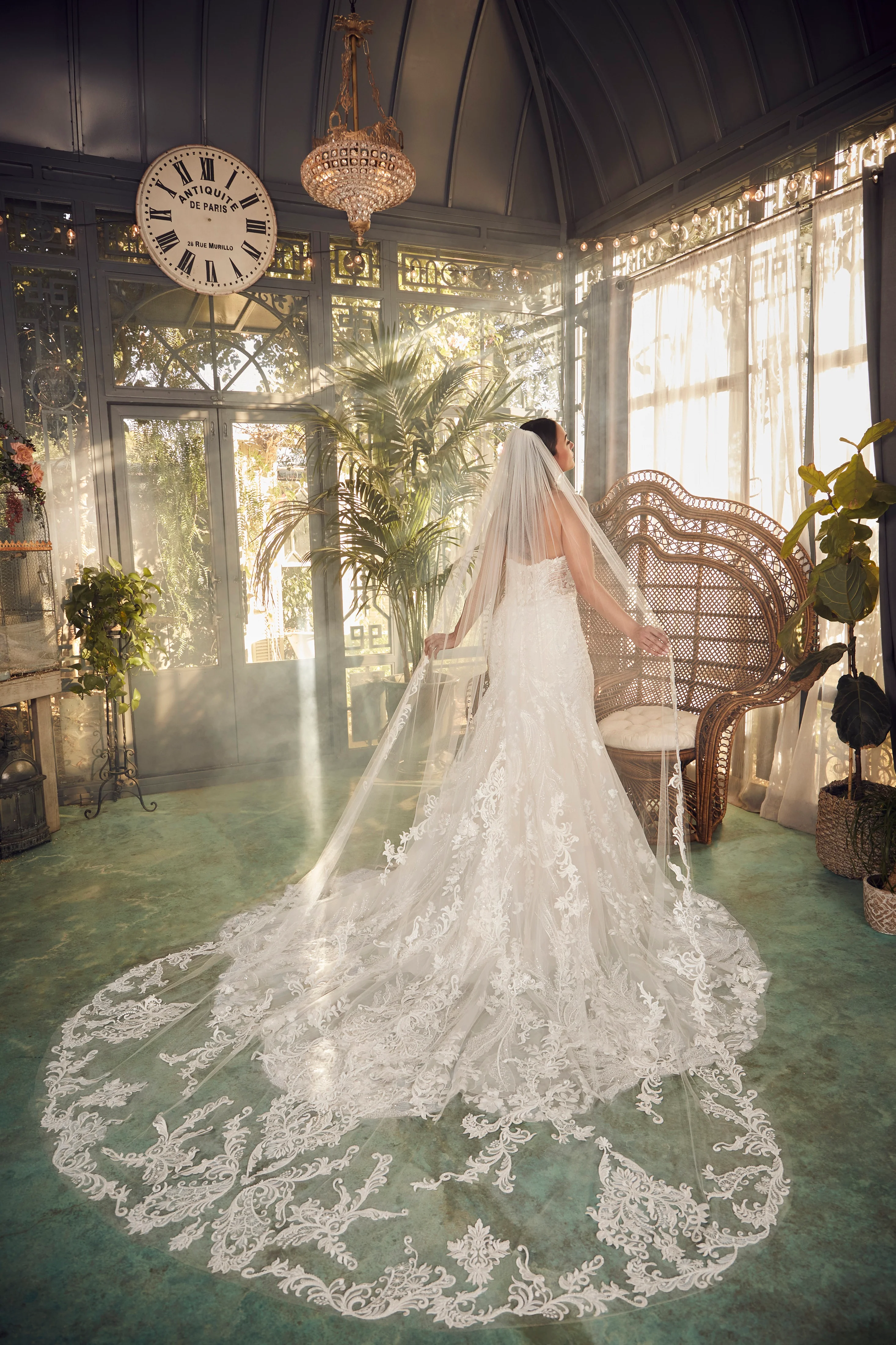 Casablanca 2477 Size 10 Delaney Wedding Dress Beaded Detached Sleeves - Image 7