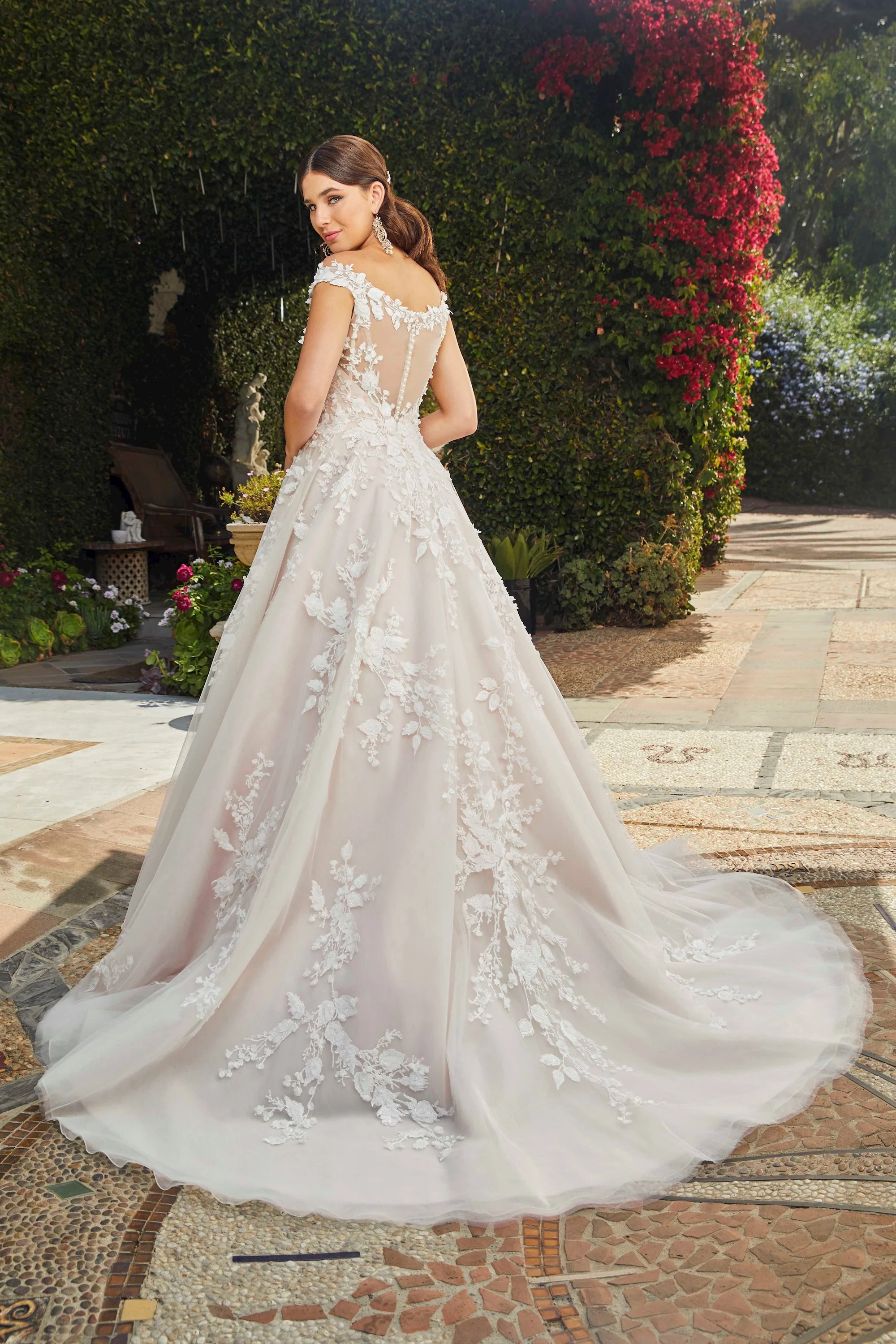 Casablanca Bridal 2406 EVELINA Wedding Dress Off the Shoulder Ballgown Bridal Gown - Image 3