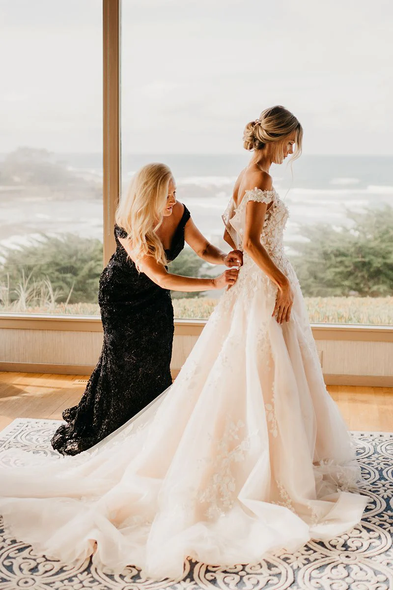 Casablanca Bridal 2406 Size 8 White Wedding Dress EVELINA Off the shoulder ballgown Bridal Gown - Image 6