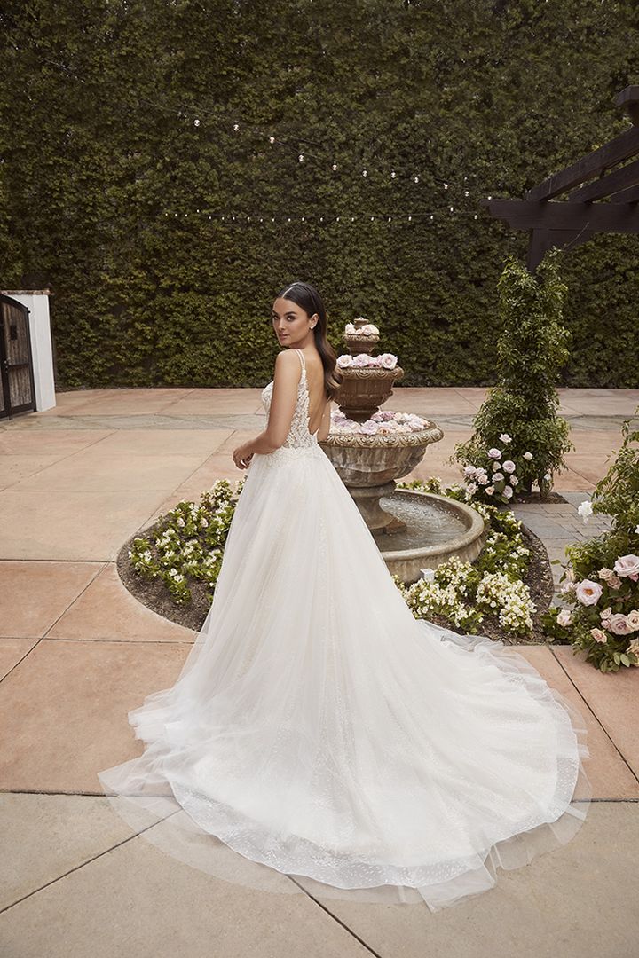 Casablanca Bridal 2462FB Carrie Size 8 Wedding Dress A Line Embellished Bodice Ballgown Bridal Gown - Image 5