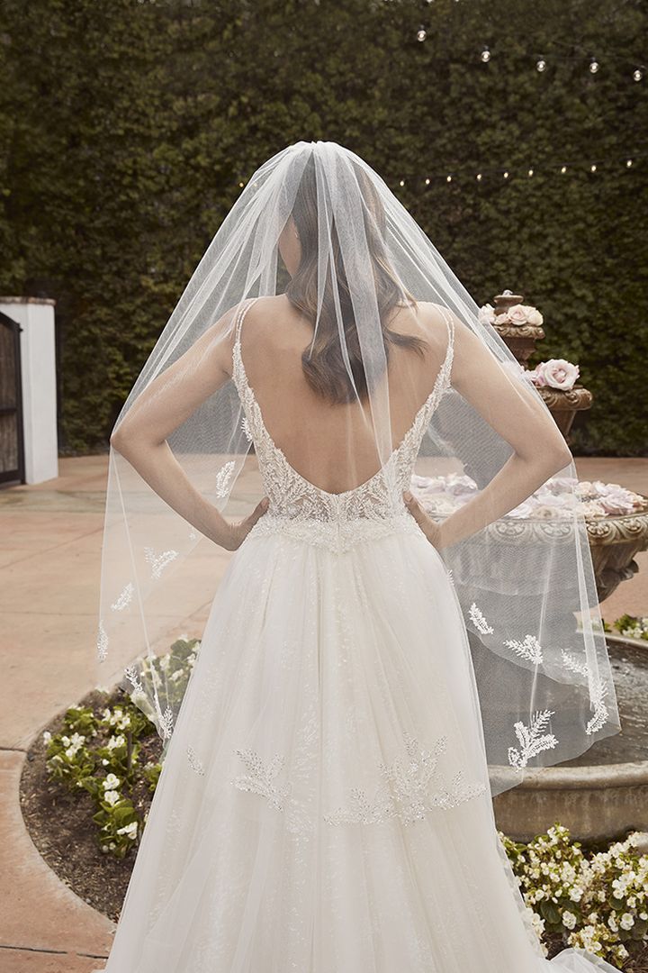 Casablanca Bridal 2462FB Carrie Size 8 Wedding Dress A Line Embellished Bodice Ballgown Bridal Gown - Image 6