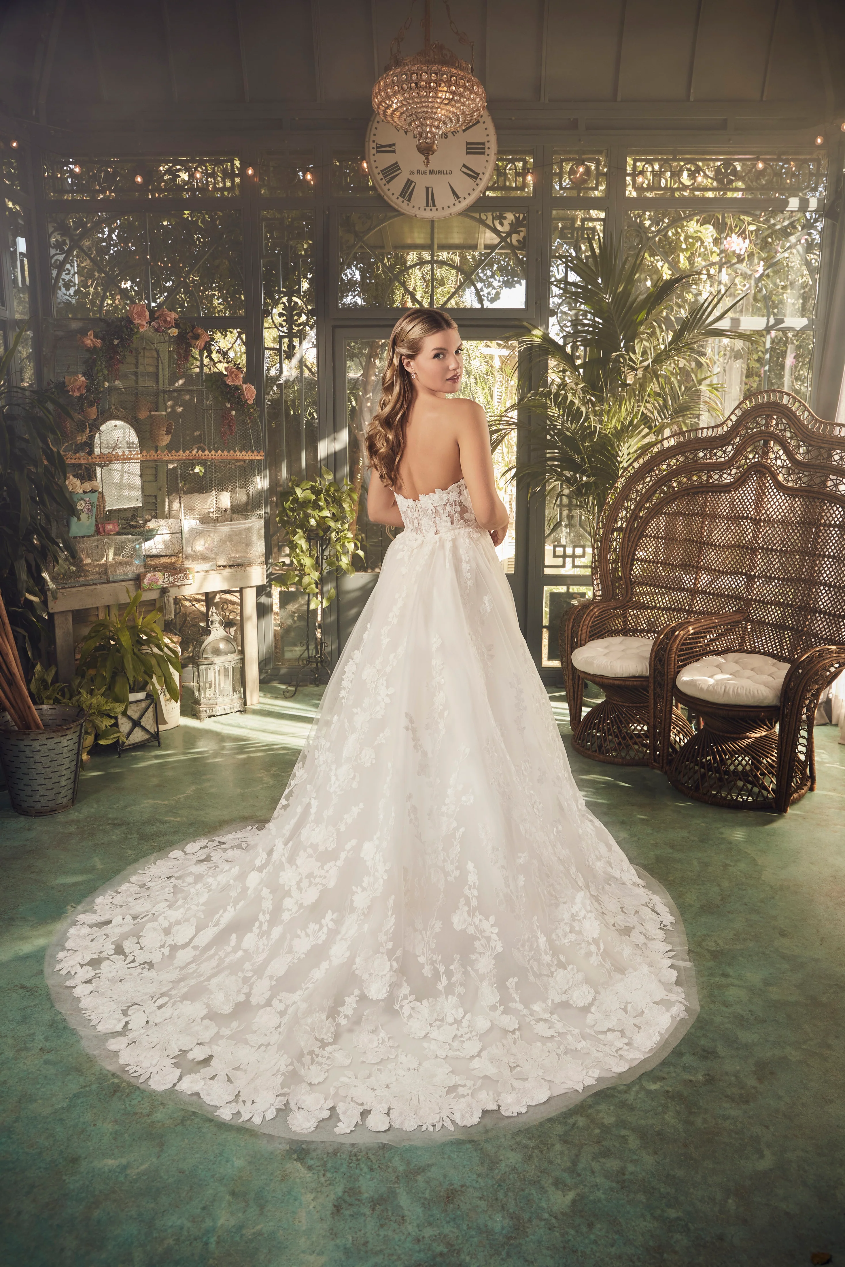 Casablanca Bridal 2481 Size 6 Ivory Nude Lace Wedding Dress - Image 6