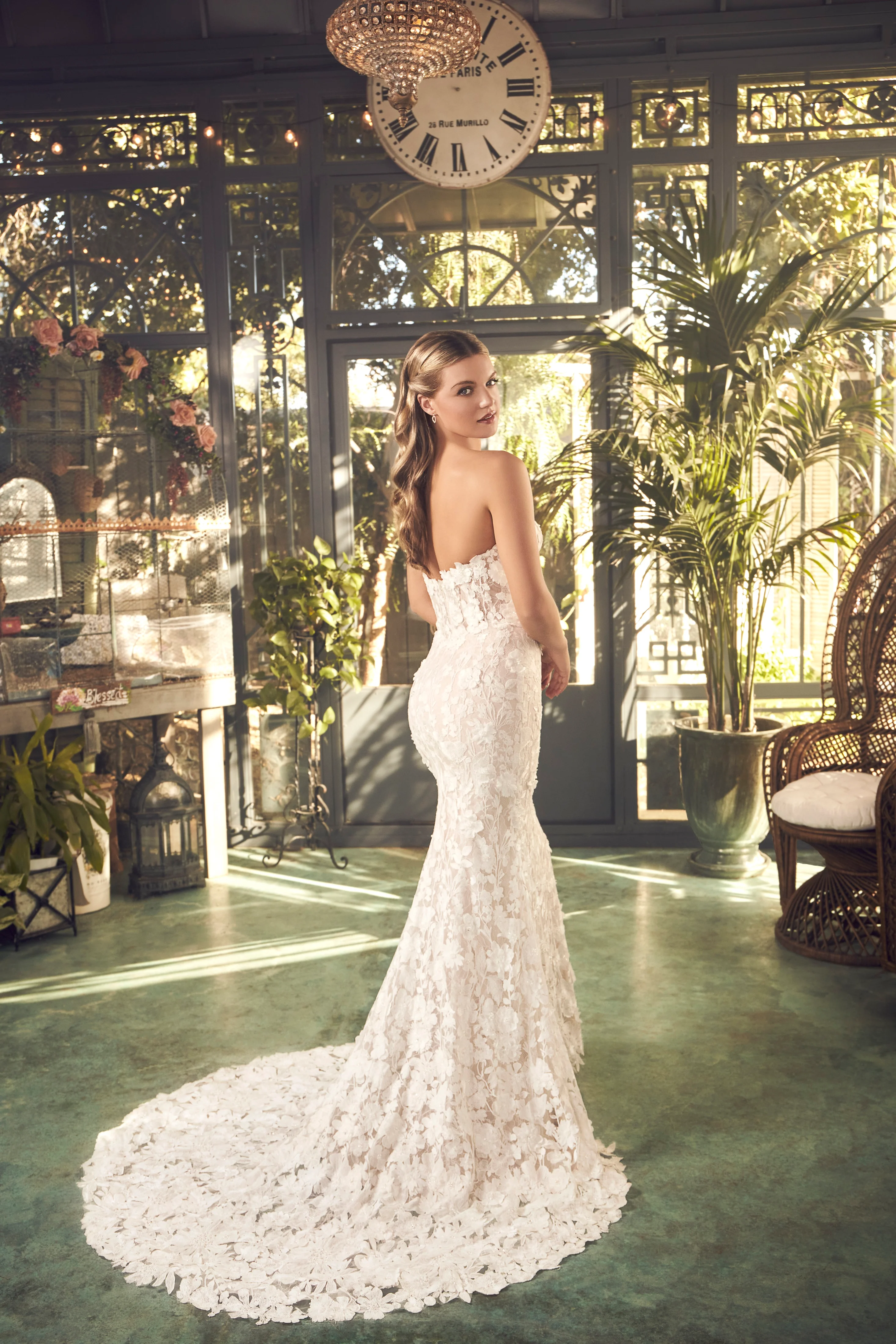 Casablanca Bridal 2481 Size 6 Ivory Nude Lace Wedding Dress - Image 7