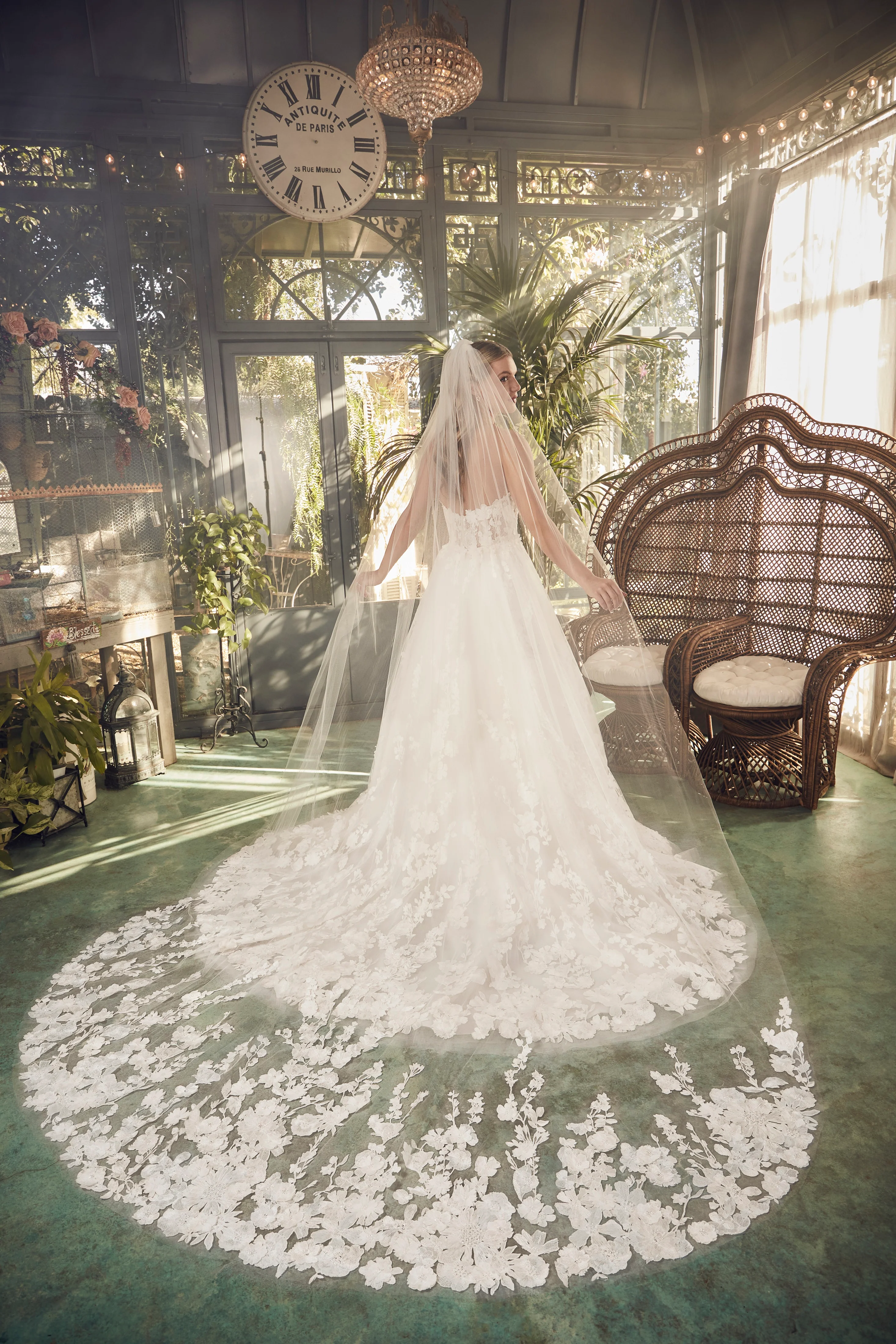 Casablanca Bridal 2481 Size 6 Ivory Nude Lace Wedding Dress - Image 9