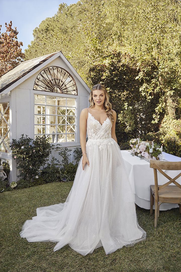 Casablanca Bridal 2493 Melanie Wedding Jumpsuit - Image 3