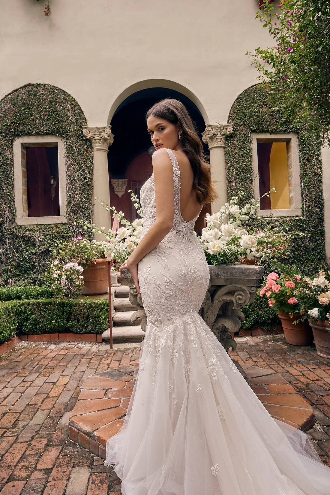 Casablanca Bridal 2546 Sylvie Wedding Dress fit and flare sweetheart lace Bridal Gown - Image 2