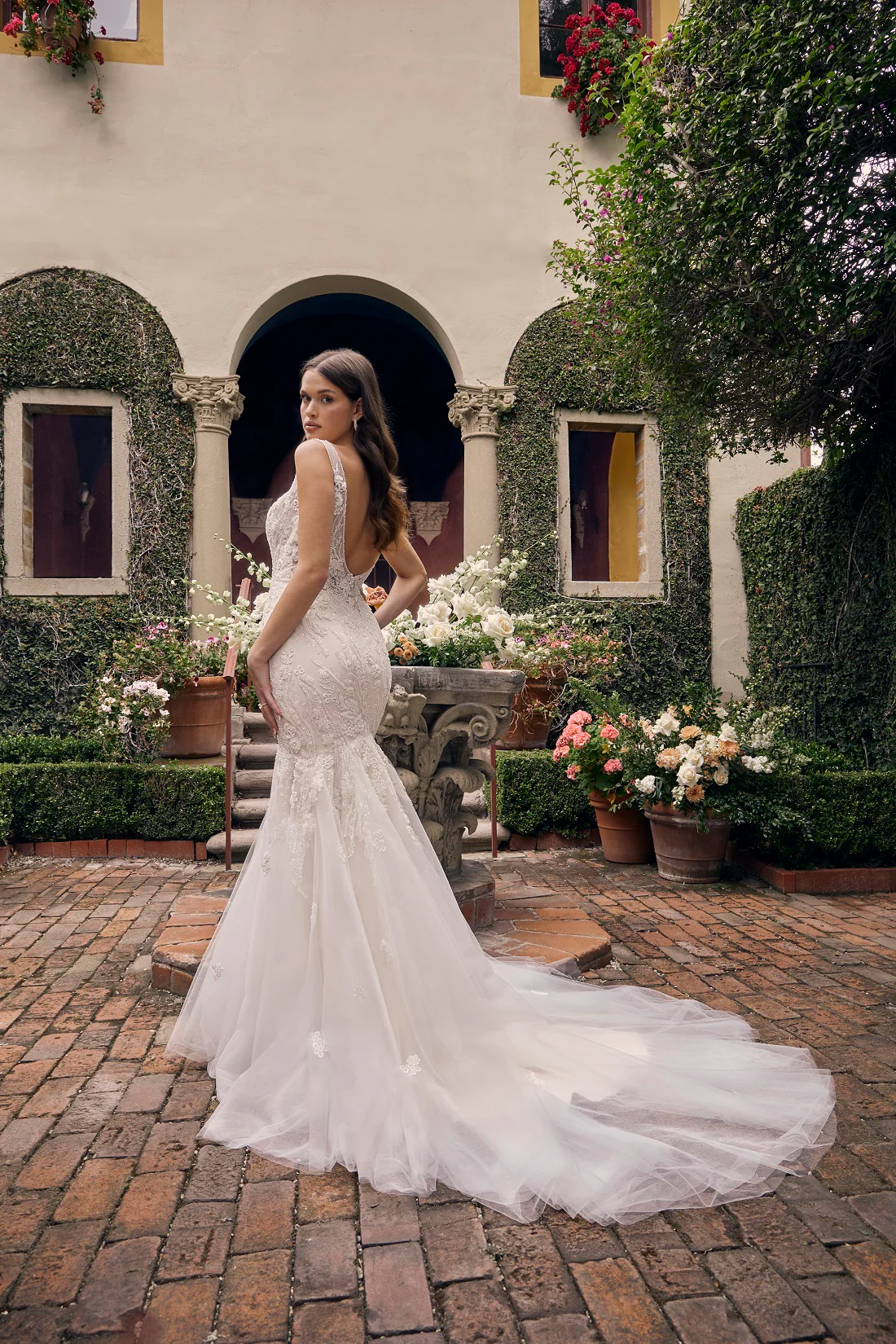 Casablanca Bridal 2546 Sylvie Wedding Dress fit and flare sweetheart lace Bridal Gown - Image 6