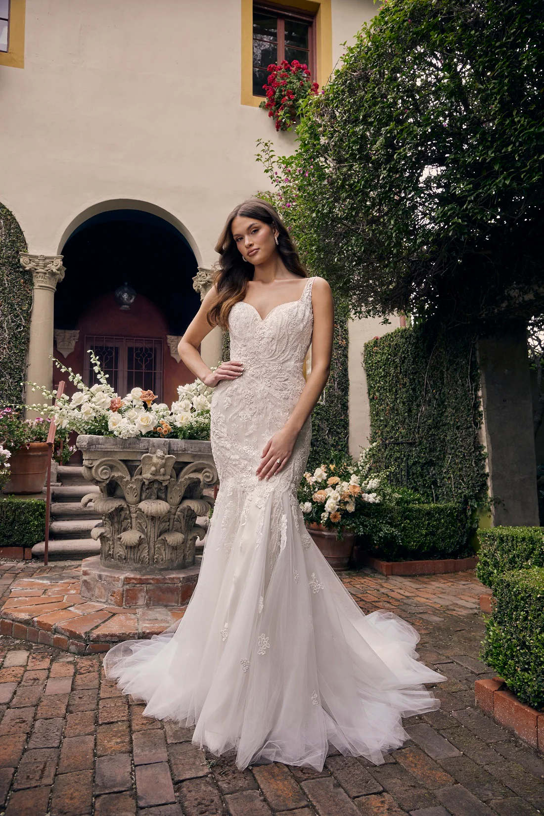Casablanca Bridal 2546 Sylvie Wedding Dress fit and flare sweetheart lace Bridal Gown - Image 8