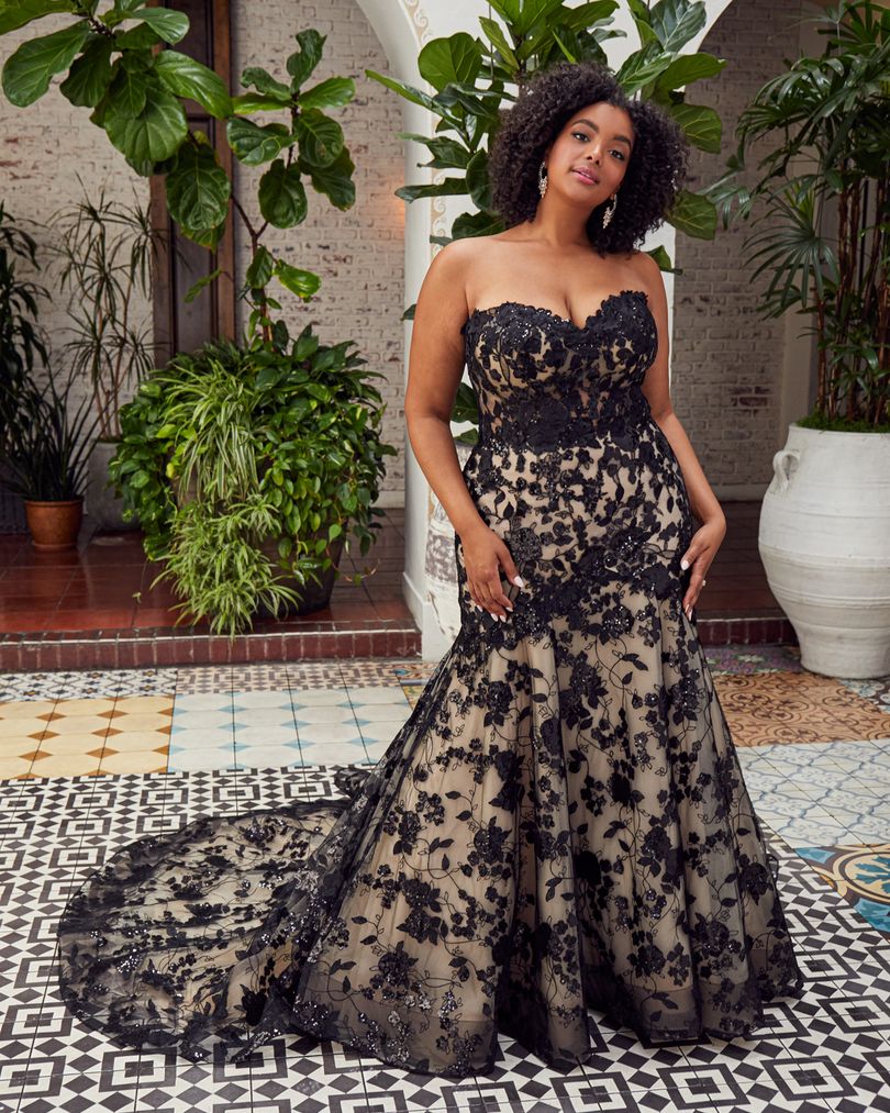 Casablanca Beloved Maren BL359 Sheer Floral Wedding Dress Bridal Gown - Image 4