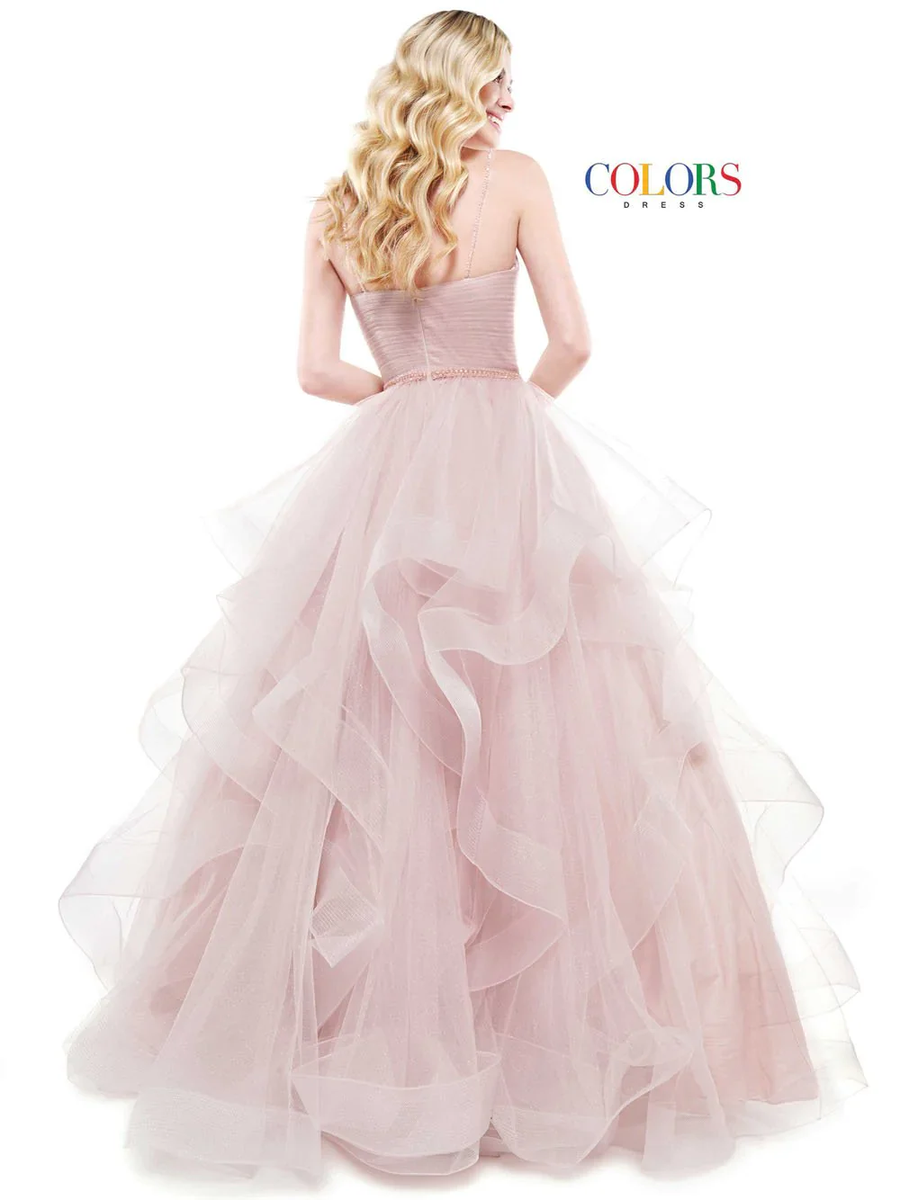 Colors Dress 2381 Prom and Pageant Gown Dress Ballgown Layers - Image 3