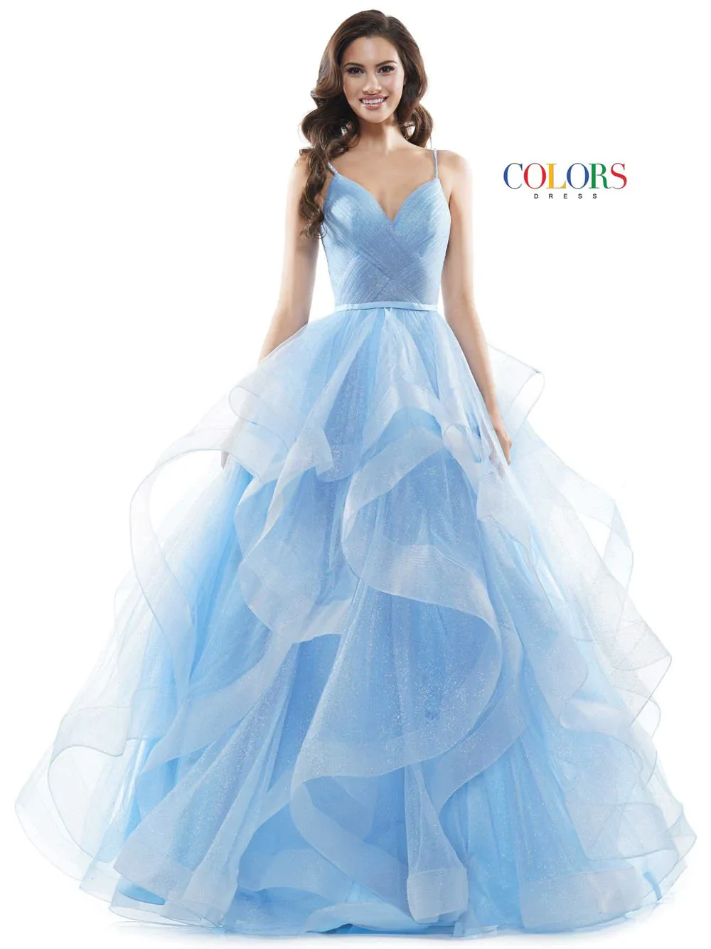 Colors Dress 2381 Prom and Pageant Gown Dress Ballgown Layers - Image 4