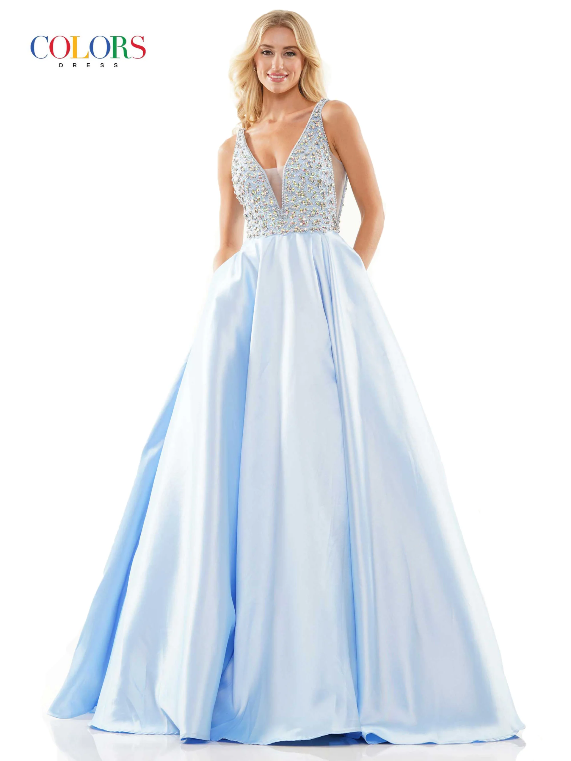 Colors Dress 2966 Prom and Pageant Gown Size 6 Red - Image 5