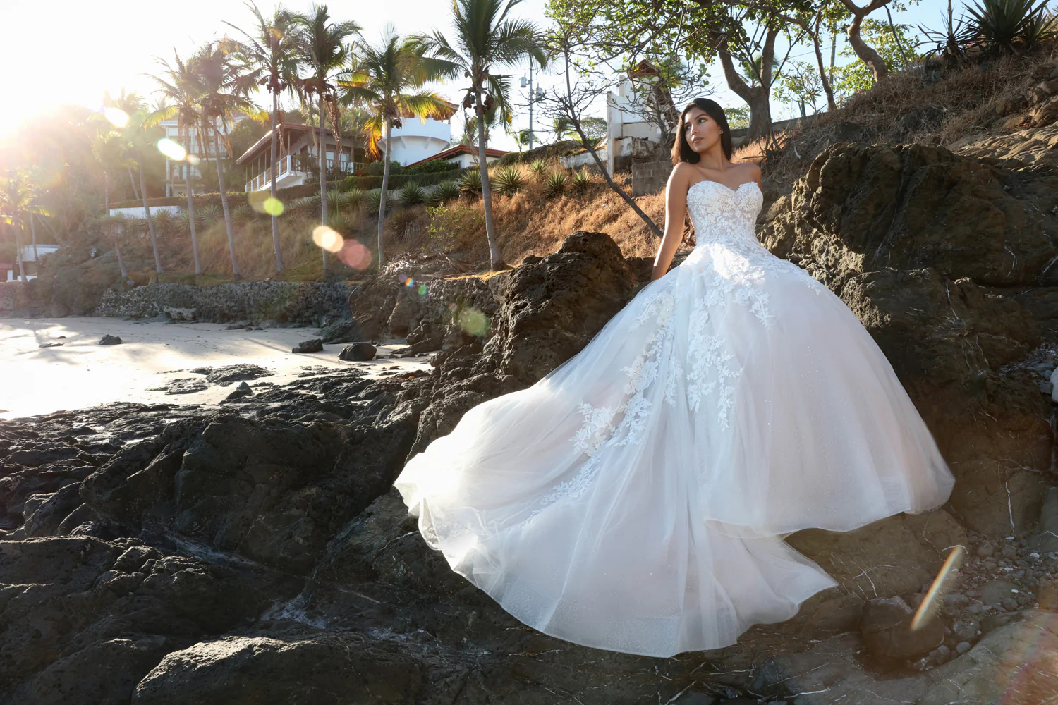 Davinci Bridal 50668 Size 26 Ivory Long Shimmer A Line wedding dress off the shoulder Bridal Gown - Image 5