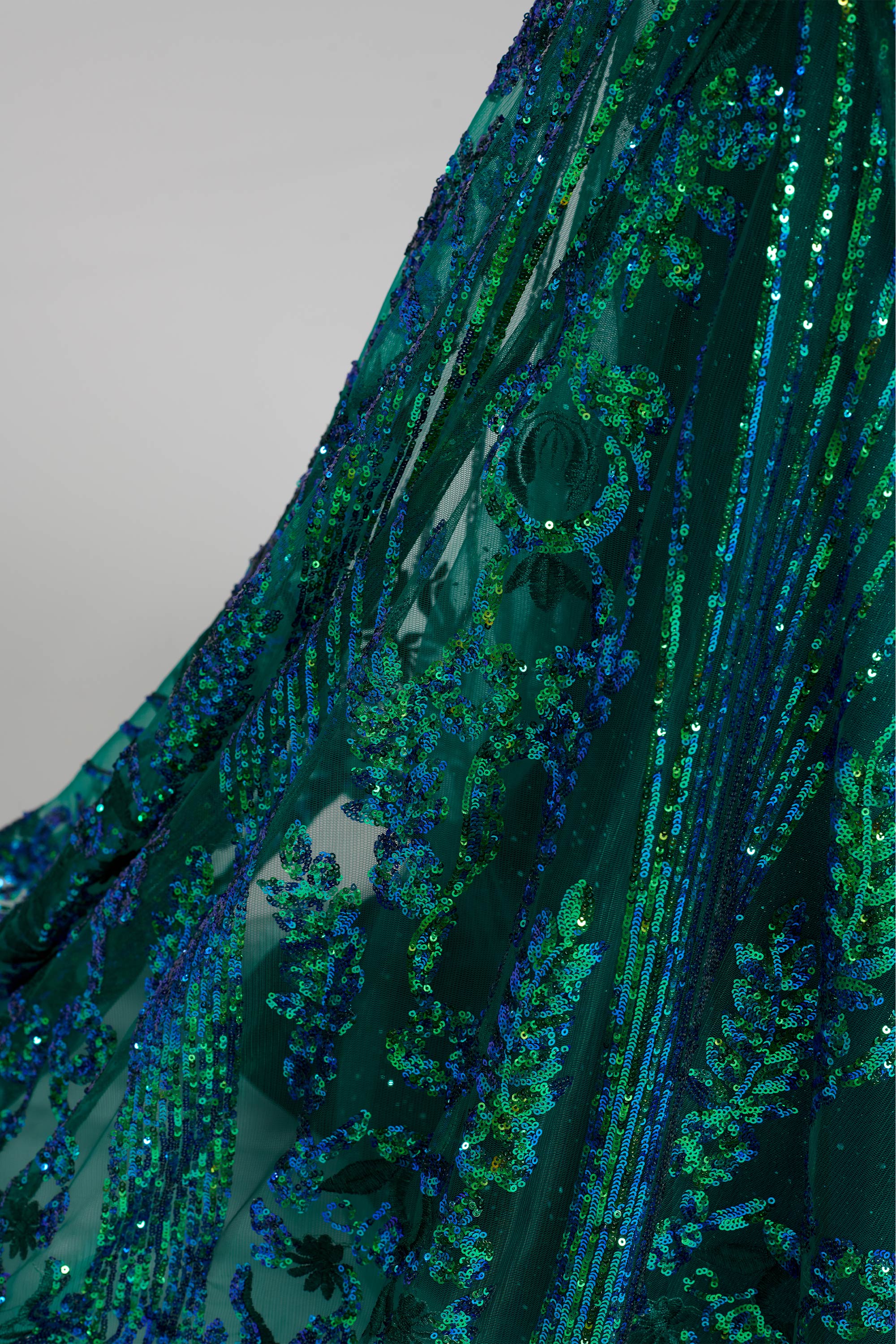 Ellie Wilde EW120028 Size 8 Long Sequin Mermaid Backless Prom Dress Pageant Shimmer - Image 6