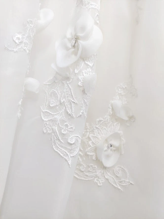 Impression Bridal Gown 10068 Size 28 Ivory Wedding Dress Ballgown One Shoulder - Image 6