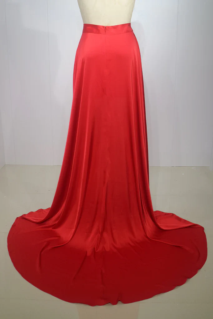 Sydney's Closet Johnathan Kayne JK1201 Charmeuse Overskirt Formal Accessory - Image 2