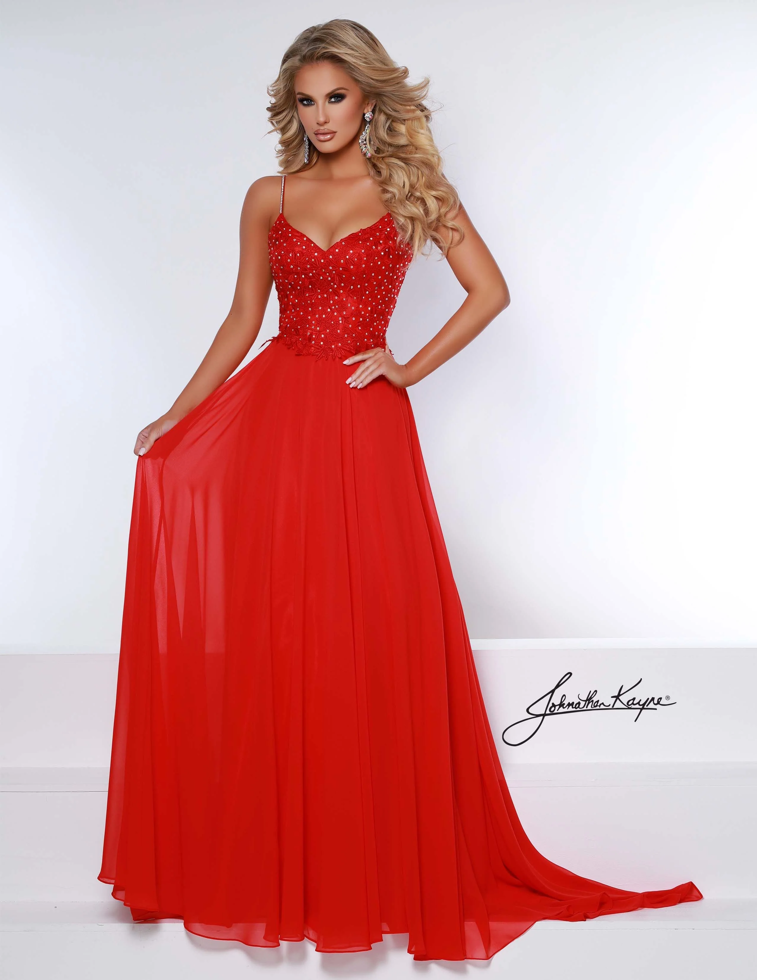 Johnathan Kayne 2447 Size 2 OCEAN Pageant Dress A Line - Image 3
