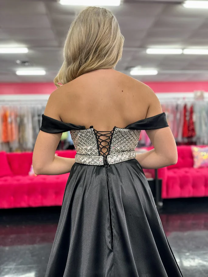 Johnathan Kayne 2725 Size 4 Royal Velvet off the Shoulder Pageant Dress Satin Overskirt Corset Slit Crystal Bodice - Image 10