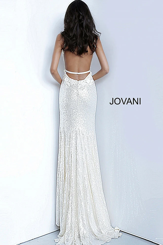 Jovani 1012 Size 4 Lime Sequin Backless Prom Dress Slit Pageant Lace Formal - Image 19