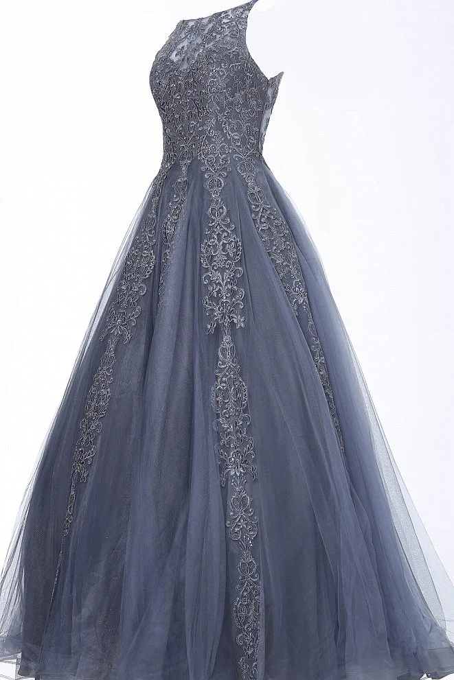 Jovani JVN 59046 Size 12 Fuchsia Prom Dress  Sheer Tulle Lace High Neck Ballgown Formal Gown - Image 25