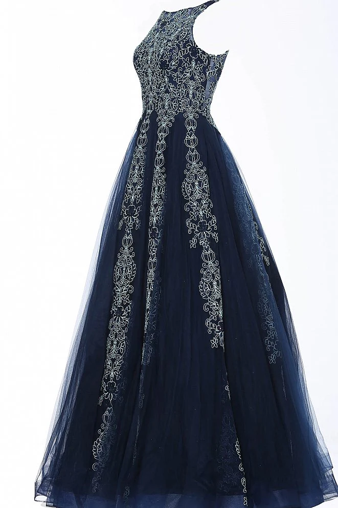 Jovani JVN 59046 Size 12 Fuchsia Prom Dress  Sheer Tulle Lace High Neck Ballgown Formal Gown - Image 27