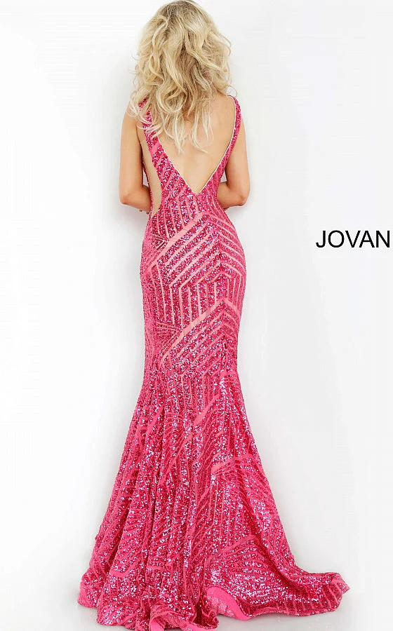 Jovani 59762 Size 0 Blush Nude prom dress Sequin - Image 44