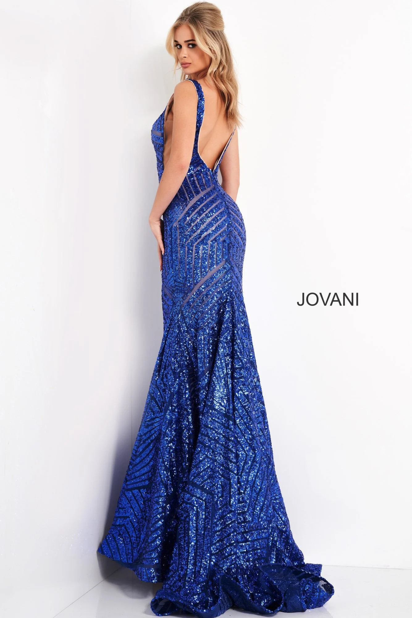 Jovani 59762 Size 0 Blush Nude prom dress Sequin - Image 47