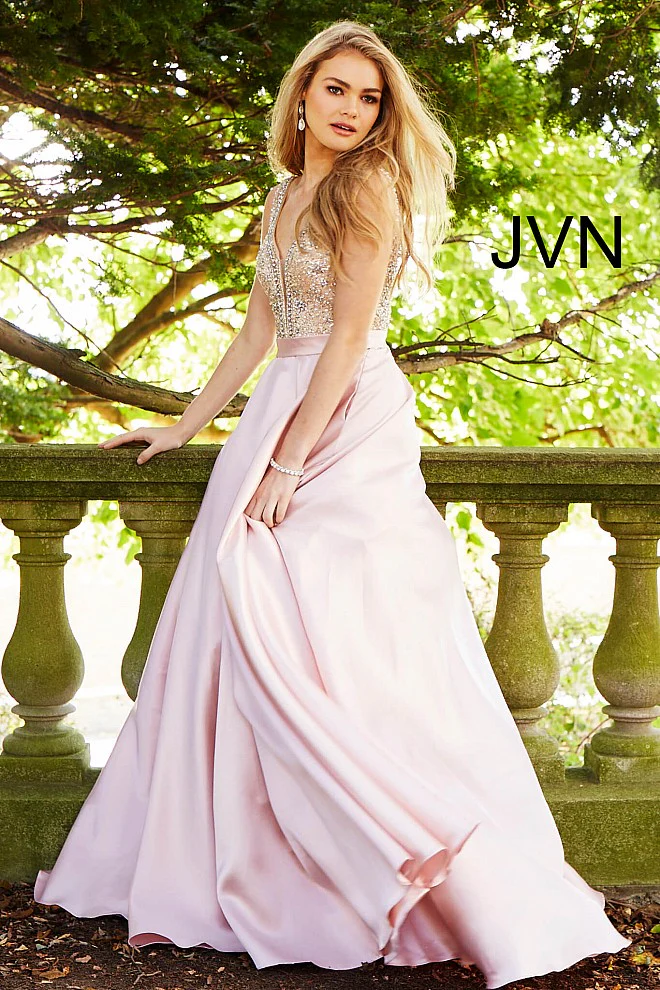 Jovani JVN60696 Size 0 Royal Ballgown prom dress - Image 3