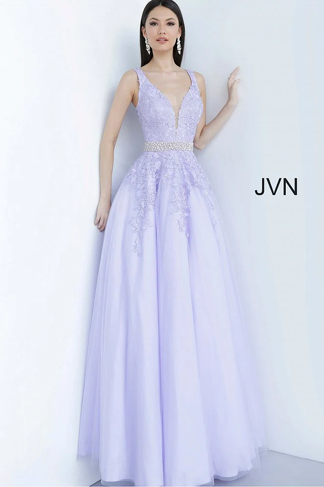 Jovani JVN68258 Size 0 Hot Pink Lace Prom Ballgown Dress - Image 3
