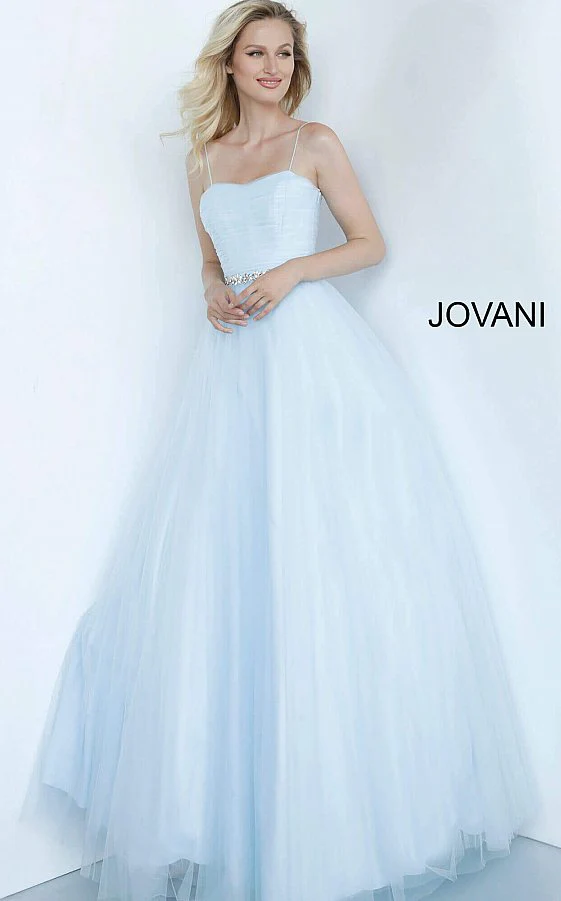 Jovani Kids k66712 Embellished Crystal Girls Ballgown Pageant Dress Flower Tulle - Image 3