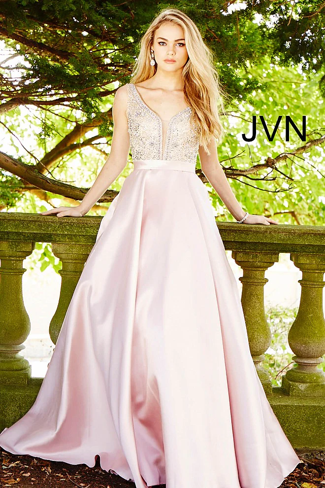Jovani JVN60696 Size 12 Black Prom Dress Ballgown Pockets - Image 4