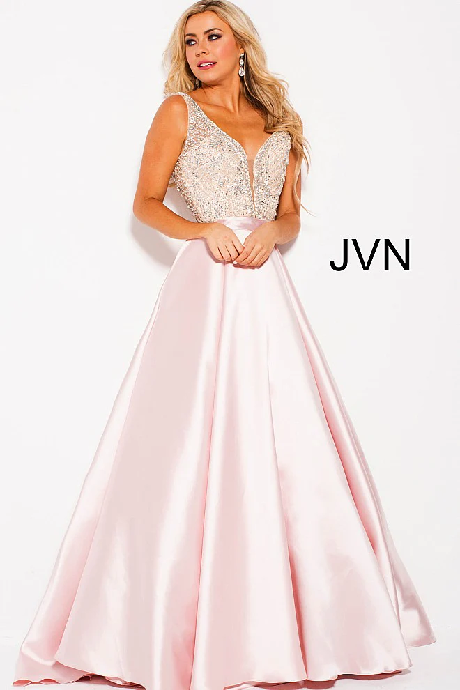 Jovani JVN60696 Size 12 Black Prom Dress Ballgown Pockets - Image 6