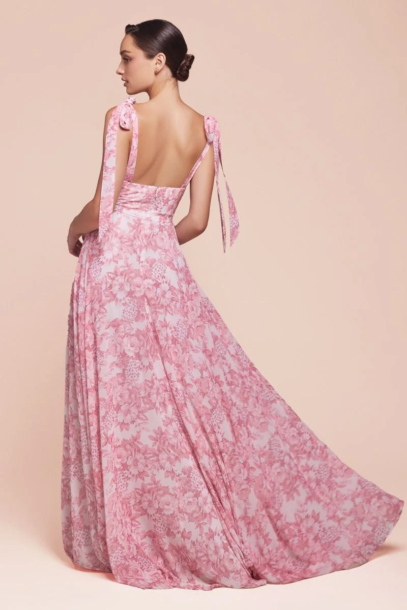 Ladivine 7442 Backless A-Line Prom Dress Pageant Gown - Image 3